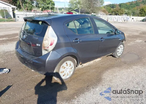 2012 Toyota Prius C Two from USA, damaged, VIN JTDKDTB30C1029597